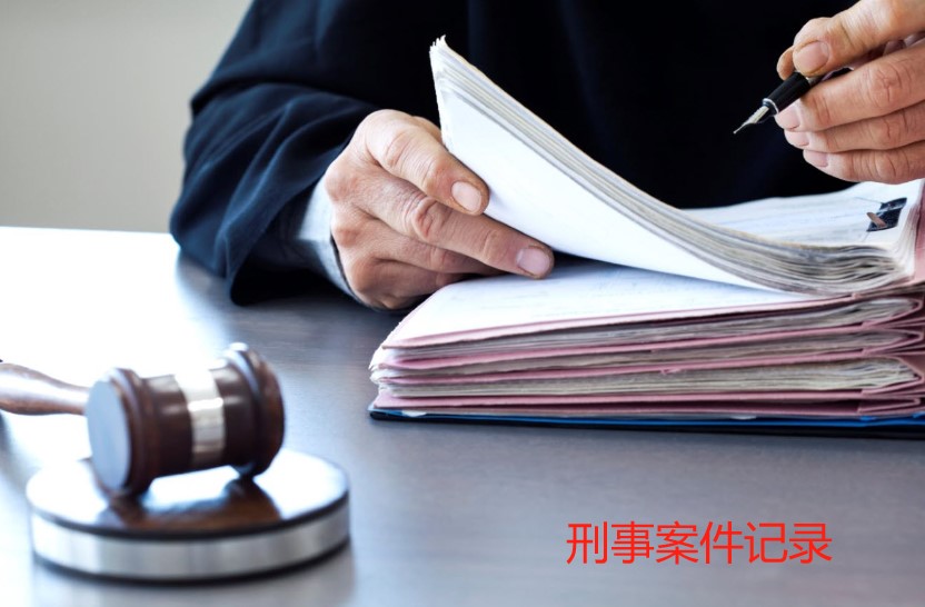 刑事犯罪記錄、刑事案件記錄、裁判文書
